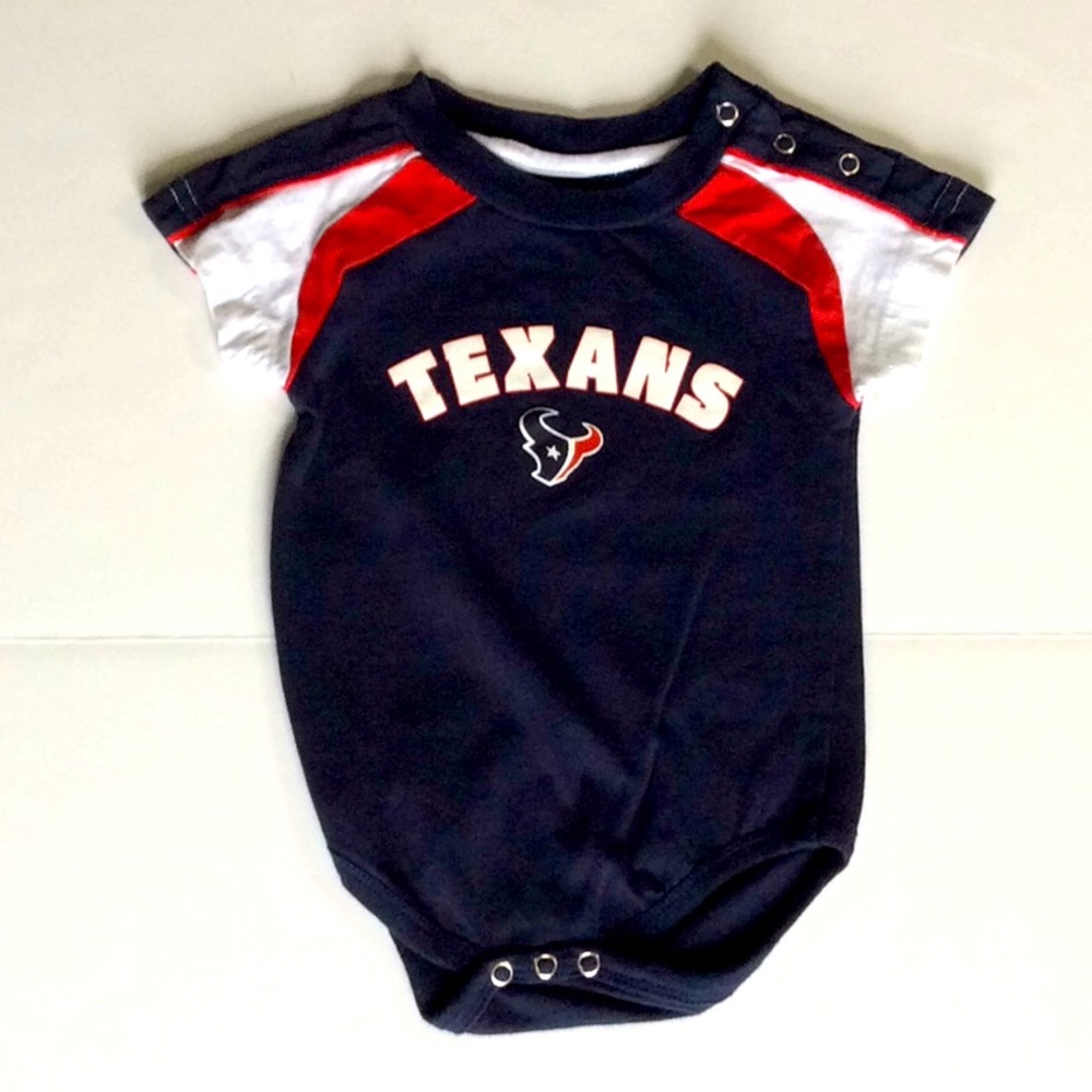 NFL Team Apparel Texans 12M Short Sleeve Bodysuit Onesie